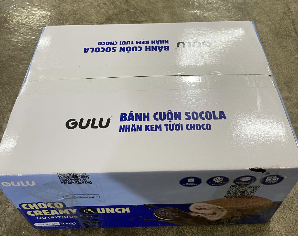 Bánh cuộn socola Gulu 2 kg
